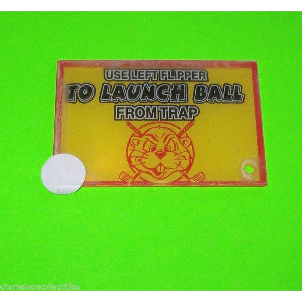 No Good Gofers Pinball Machine Playfield Plastic Part Launch Ball UNUSED
